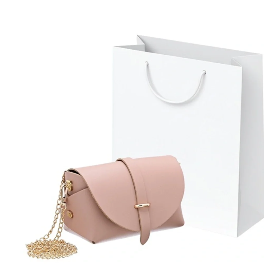 Faux Leather Chain Strap Bag - Picture 1 of 9